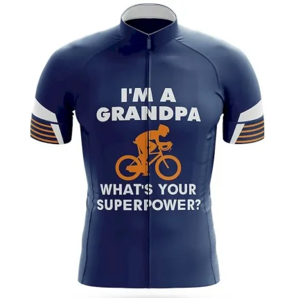 Men's Cycling Jersey Graphic Letter & Number Funny Short Sleeve Bike Jersey Top with 3 Rear Pockets Mountain Bike MTB Road Bike Cycling Quick Dry Reflective Strips Back Pocket Moisture Wicking Sports